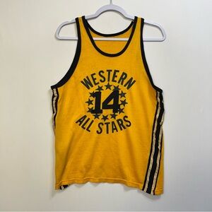 Vintage 60s/70s Felco Athletics All Stars Basketball Jersey Made in USA Sports